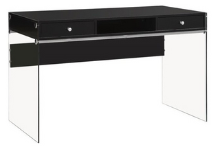 Coaster® Dobrev Glossy Black Computer Desk