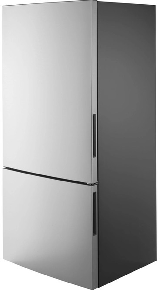 GE® 31 in. 17.7 Cu. Ft. Stainless Steel Counter Depth Bottom Freezer ...