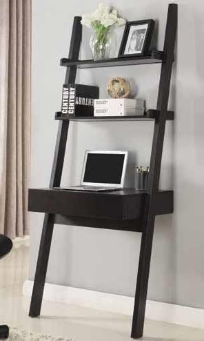 Coaster® Colella Cappuccino 2-Shelf Writing Ladder Desk-2