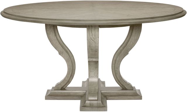 Portobello Round Pedestal Farm Dining Table, Made in the USA