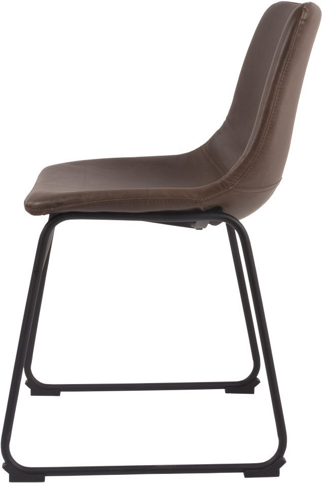 Chaise d'appoint Centiar en tissu noir/brun Signature Design by Ashley® 2