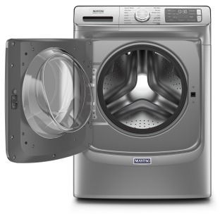 Maytag® 5.8 Cu. Ft. Metallic Slate Front Load Washer 1