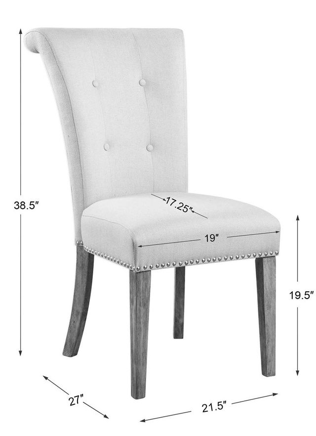 Uttermost® Lucasse Oatmeal Accent Chair 1
