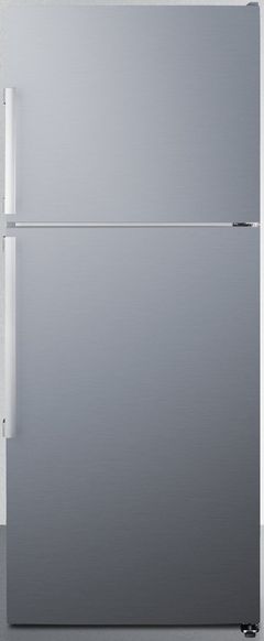 Summit® 13.6 Cu. Ft. Stainless Steel Counter Depth Top Freezer Refrigerator