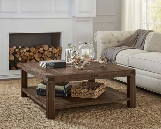 Modus Furniture Meadow Brick Brown Coffee Table | Colder's | Milwaukee Area