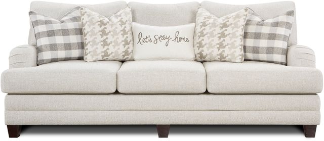 Anerkendelse mini strøm Fusion Furniture 4480-KP Basic Wool Off White Sofa-4480 BASIC WOOL SOFA |  Gates Home Furnishings