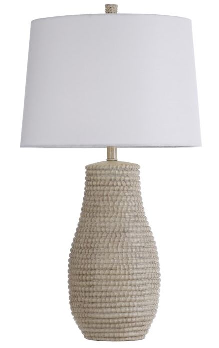 Stylecraft Pettye Ivory Table Lamp