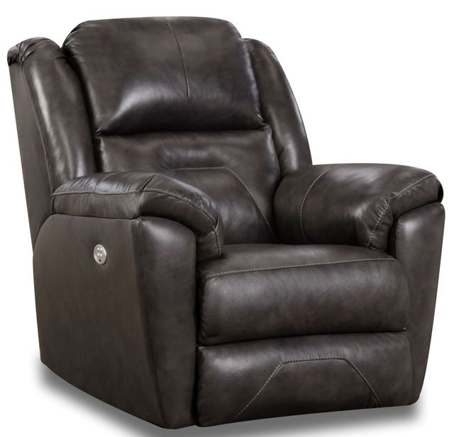 Contour Cocoa Reclining Sofa with Power Headrest From Southern