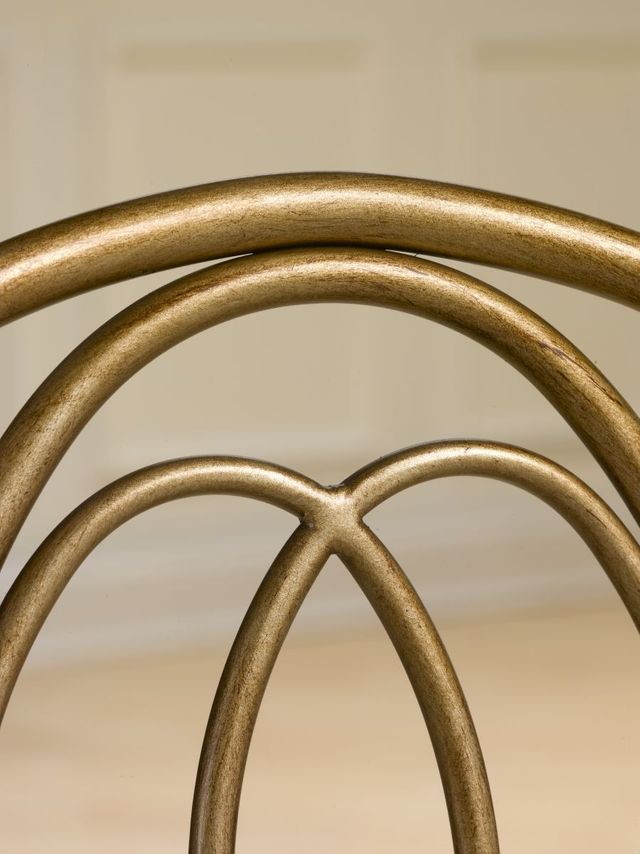 Hillsdale Furniture Emerson Bronze/White Vanity Stool 1