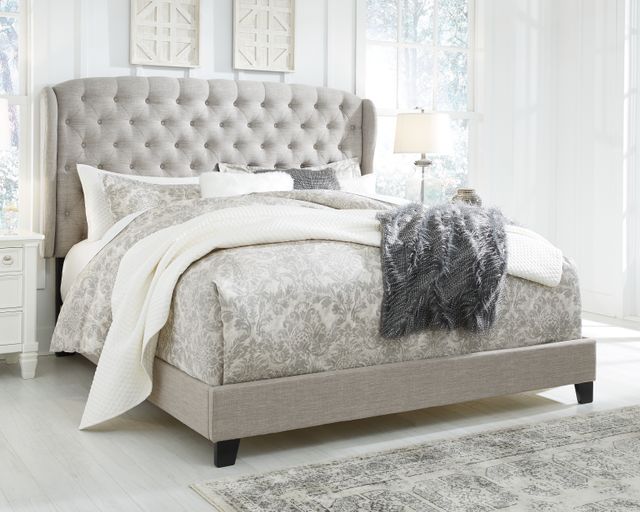 Signature Design by Ashley® Jerary Gray Queen Upholstered Bed 1