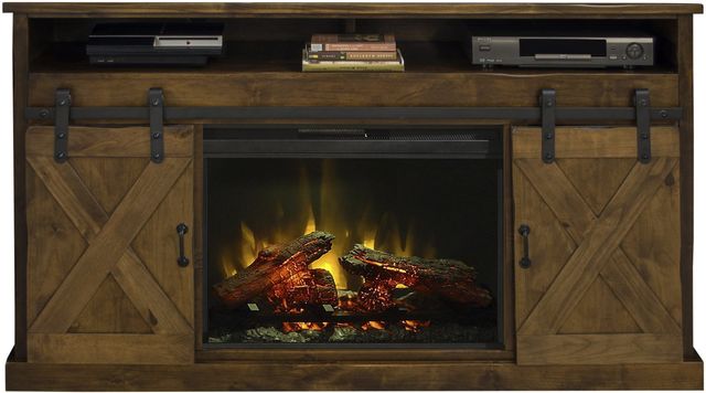 Legends Furniture, Inc. Farmhouse 66" Fireplace Console-3