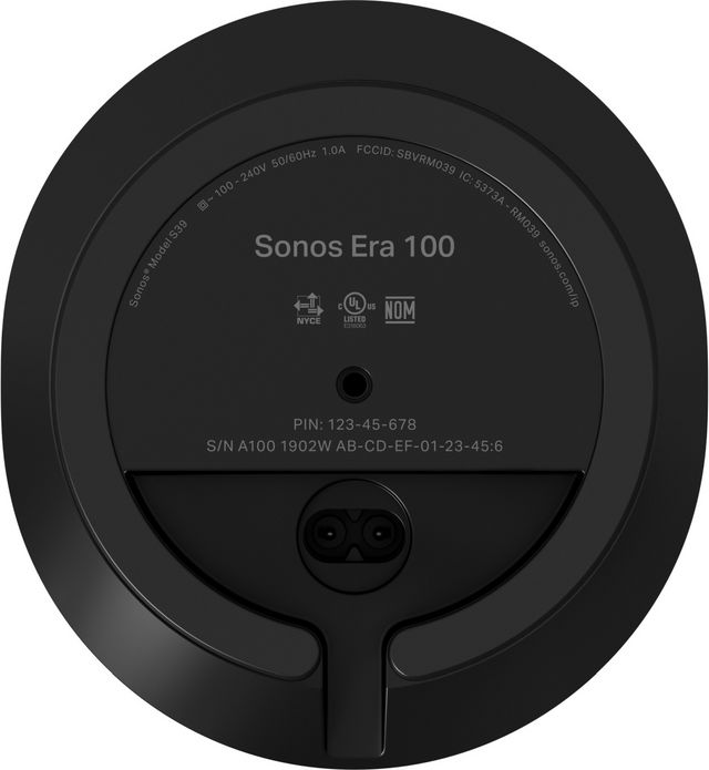 Sonos® Era 100 Black Bookshelf Speaker 18