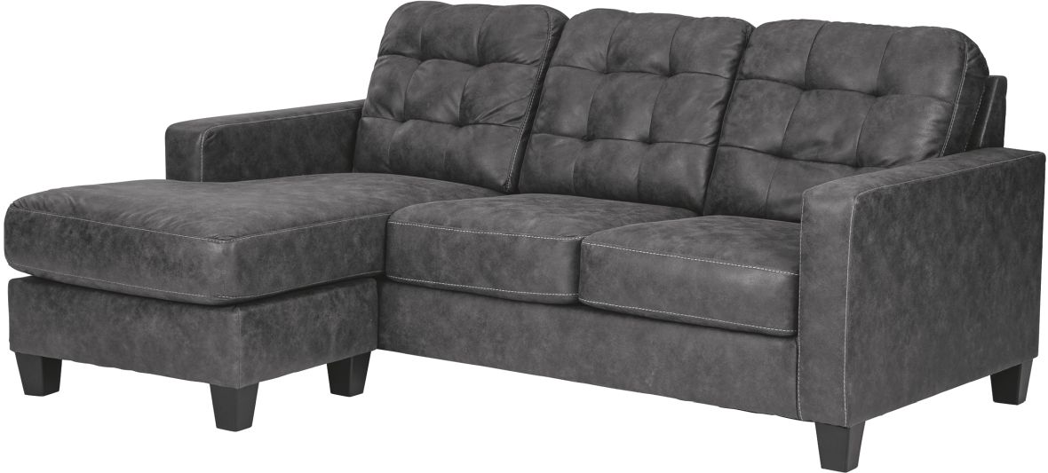 Benchcraft® Venaldi Gunmetal Sofa Chaise