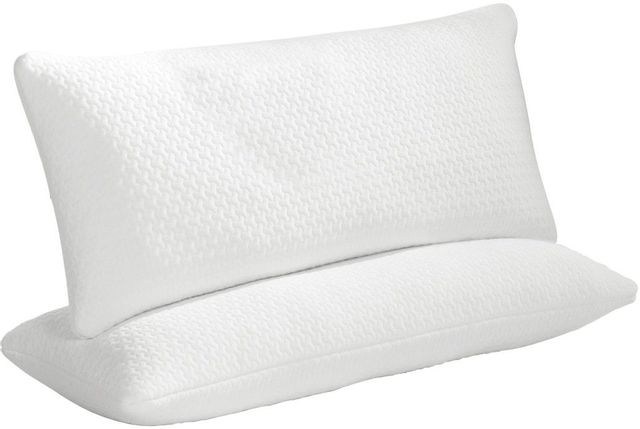 Homelegance® 2 Piece White King Shredded Pillows 1