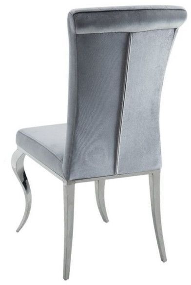 Coaster® Carone Set of 4 Gray Side Chairs 1