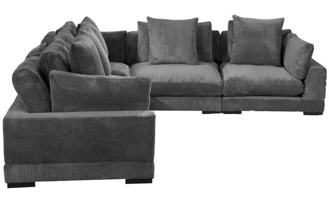 Moe's Home Collection Tumble Classic L Charcoal Modular Sectional 1