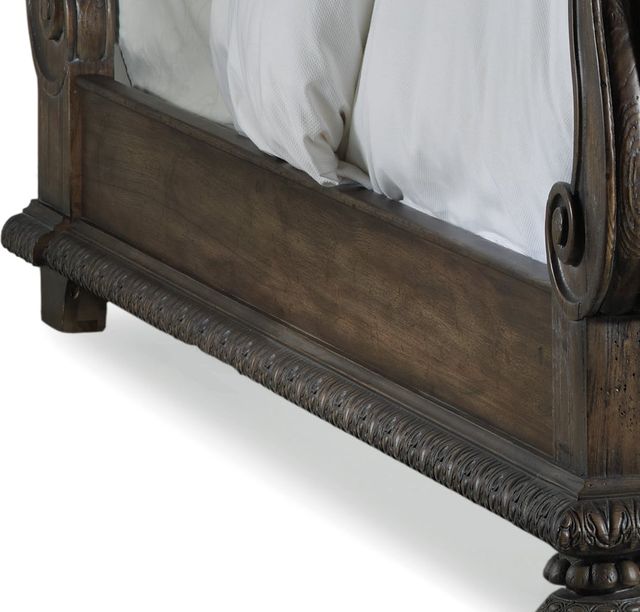 Hooker® Furniture Rhapsody Grey King Tufted Bed 2