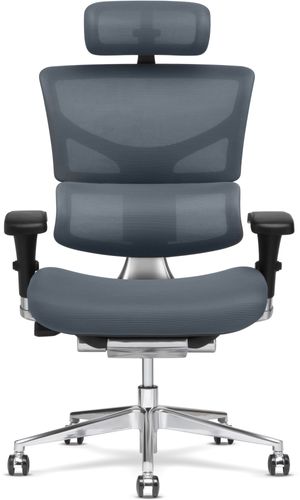 X-Chair X3 Glacier ATR Management Chair With Clear FS Wheels