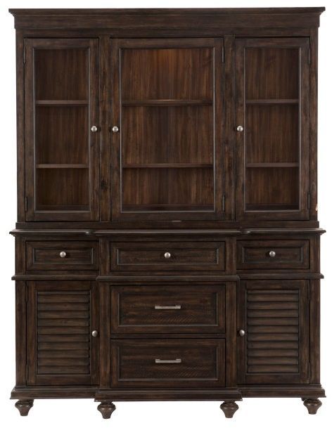 Homelegance® Cardano Driftwood Charcoal Buffet and Hutch