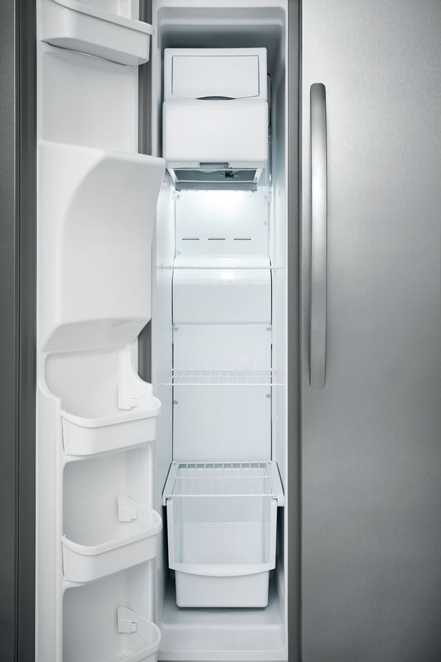 Frigidaire® 22 Cu. Ft. Stainless Steel Standard Depth Side By Side Refrigerator 18
