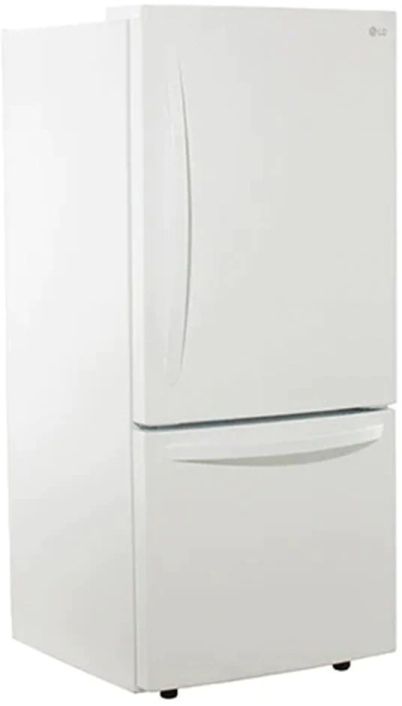 LG 22.1 Cu. Ft White Smudge Resistant Bottom Freezer Refrigerator
