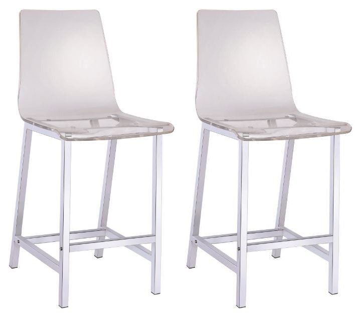 Acrylic counter height discount stools