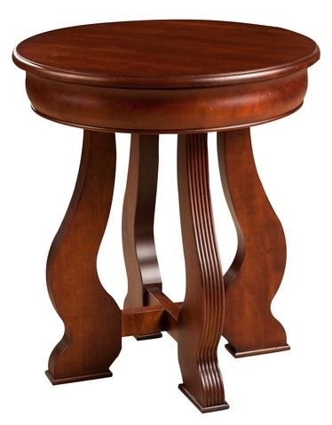 Durham Furniture Vineyard Creek Antique Rye Lamp Table