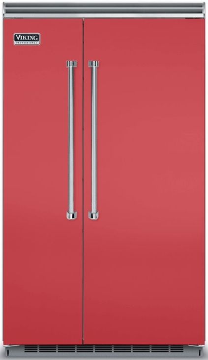 Viking® 5 Series 29.1 Cu. Ft. San Marzano Red Built In Side-by-Side Refrigerator