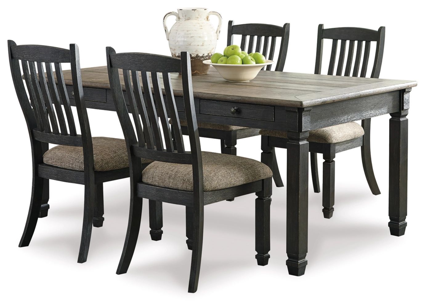 Signature Design by Ashley® Tyler Creek 5-Piece Black/Gray Dining Set