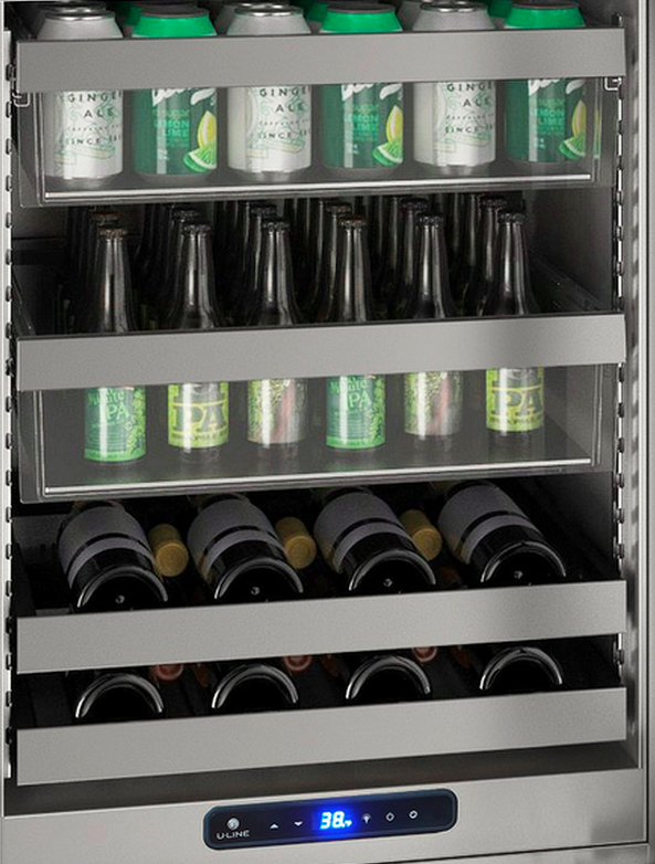 U-Line® 24" Panel Ready Wine Cooler-UHBV524-IS01A-1