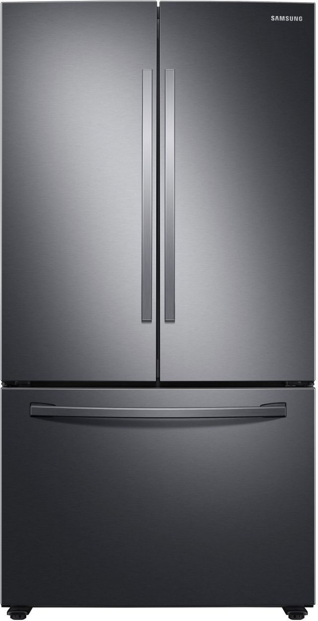Samsung 28.2 Cu. Ft. Fingerprint Resistant Black Stainless Steel Standard Depth French Door Refrigerator-0