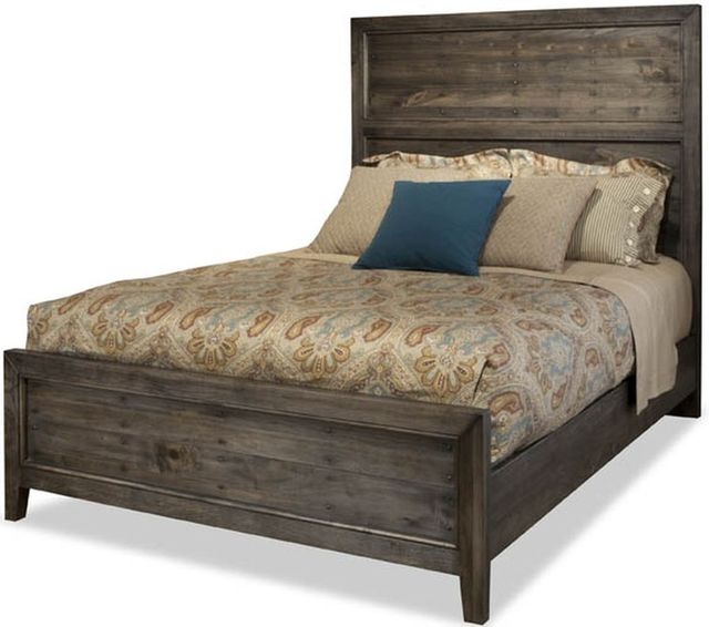 Durham Furniture The Distillery Heavily Distressed Queen Panel Bed 0