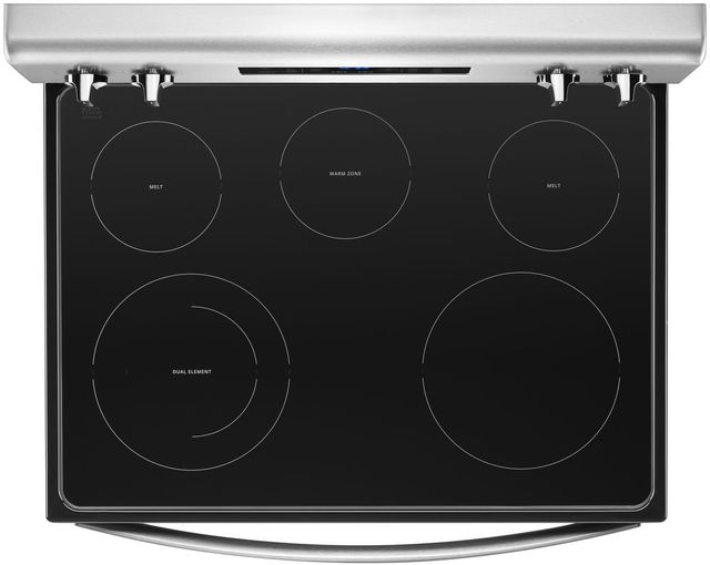 Whirlpool® 30" Free Standing Electric Range-Black-on-Stainless 4