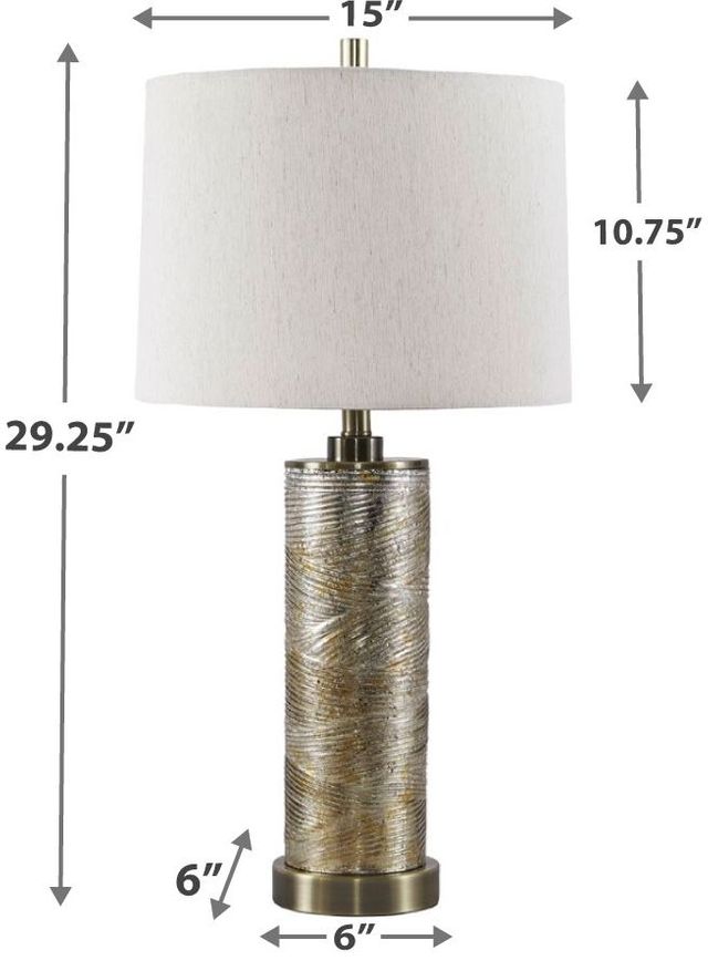 Signature Design by Ashley® Farrar Gold Finish Table Lamp-1