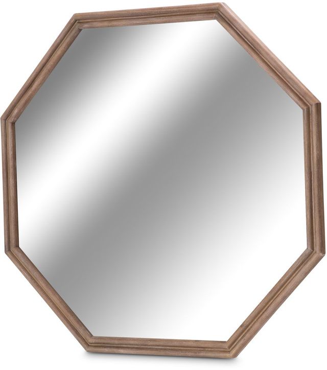 Michael Amini® Hudson Ferry Driftwood Sideboard Mirror 2