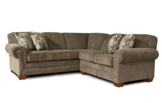 England™ Furniture Monroe Medium Brown Sectional