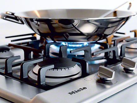 Miele 30" Gas Stainless Steel Cooktop-2