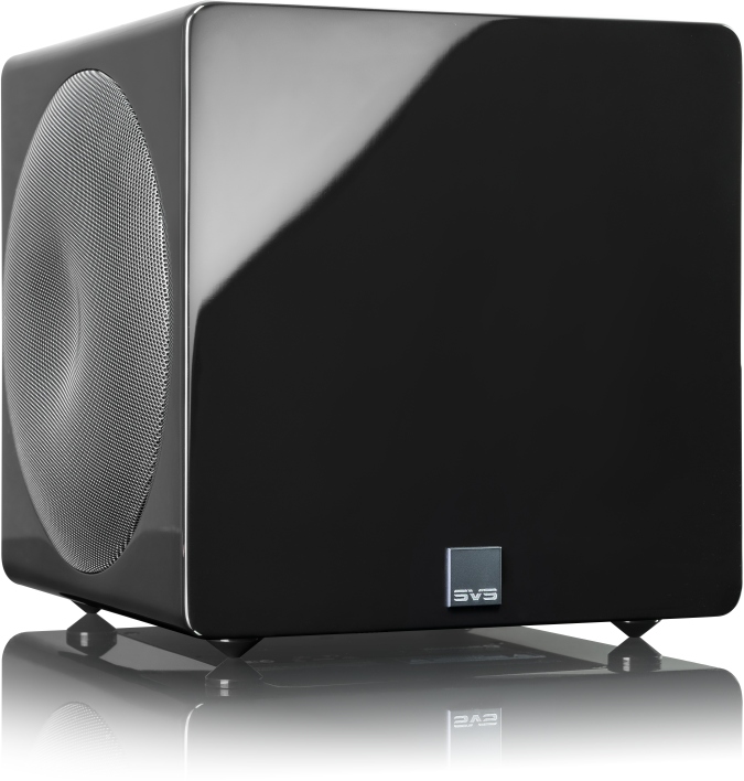 gloss black subwoofer