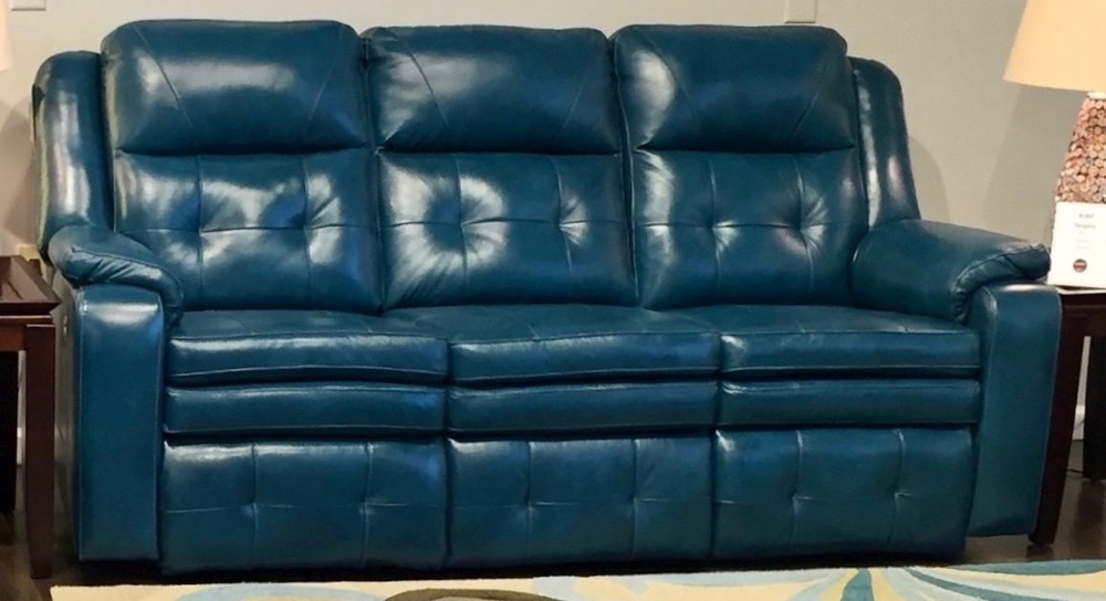 peacock blue recliner