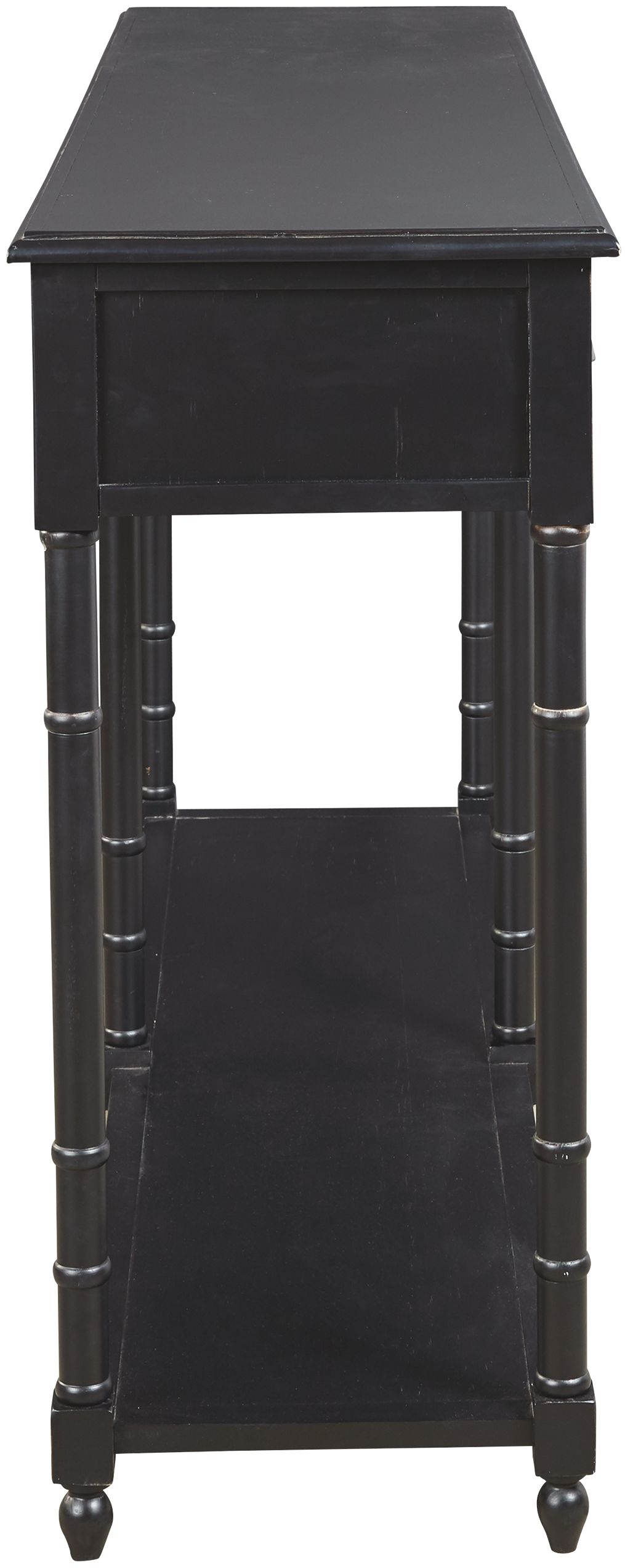 eirdale black console sofa table