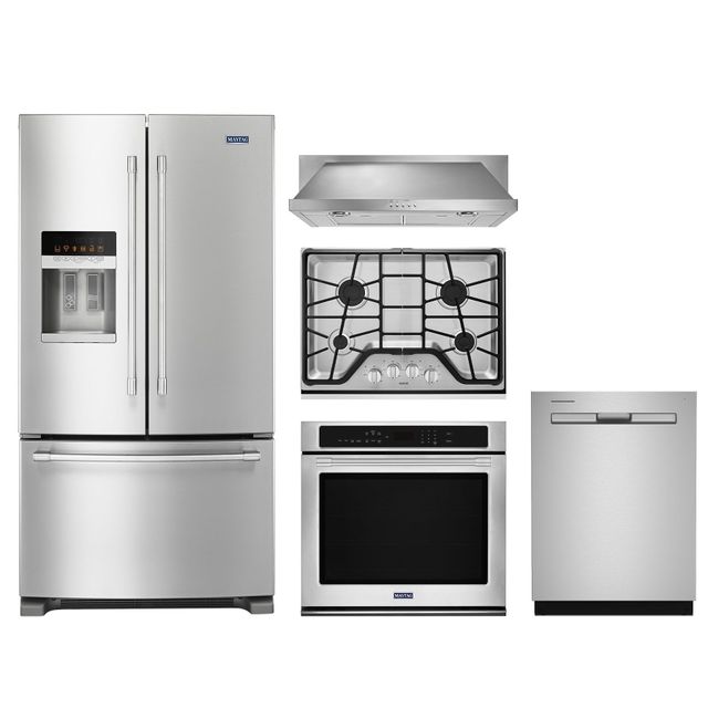 Maytag® 5 Piece Stainless Steel Kitchen Package-0