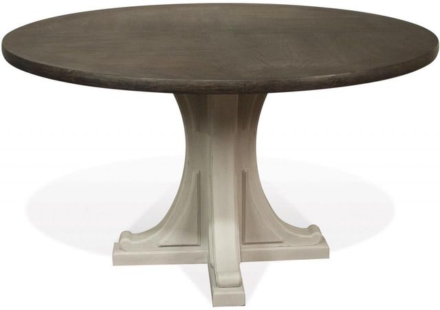 Riverside Furniture Juniper Round Pedestal Dining Table Base 0