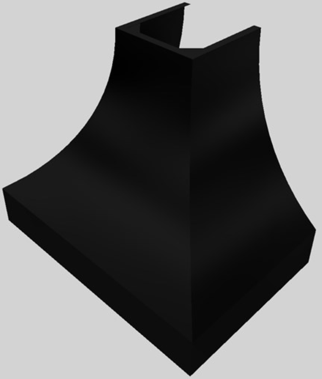 Vent-A-Hood® Designer Series 36" Black Wall Mounted Range Hood 5