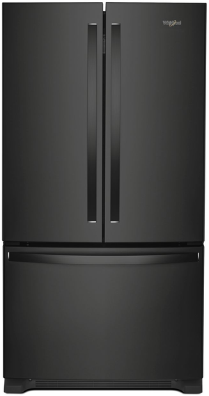 Whirlpool® 20 Cu. Ft. Wide Counter Depth French Door Refrigerator-Black