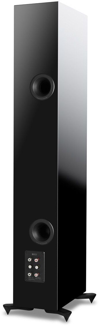 KEF R Series 6.5" Black Gloss Floor Standing Speaker 2