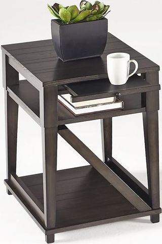 Progressive® Furniture Consort Midnight Oak Chairside Table