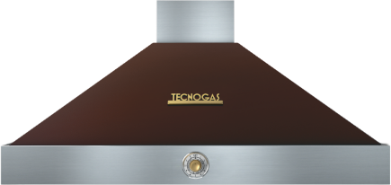 Tecnogas Superiore DECO Series 48" Brown Gold Wall Mount Hood