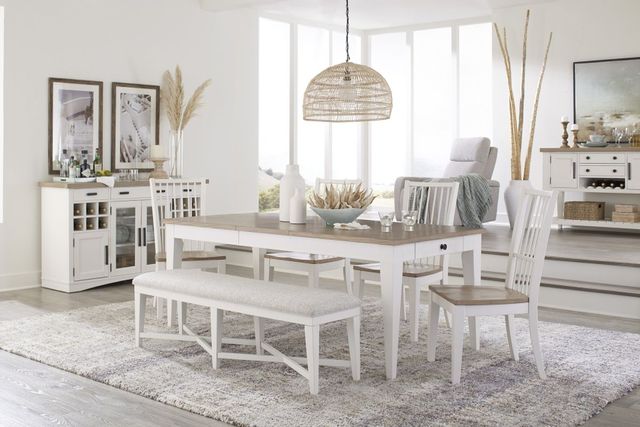 Parker House® Americana Modern Dining Cotton and Weathered Natural Dining Table 2