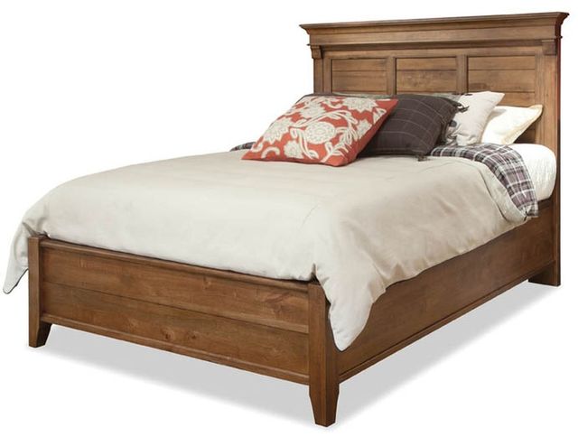 Durham Furniture Rustic Civility Cinnamon King Complete Panel Bed 0