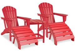 Signature Design by Ashley® Sundown Treasure 5-Piece Red Outdoor Seating Set